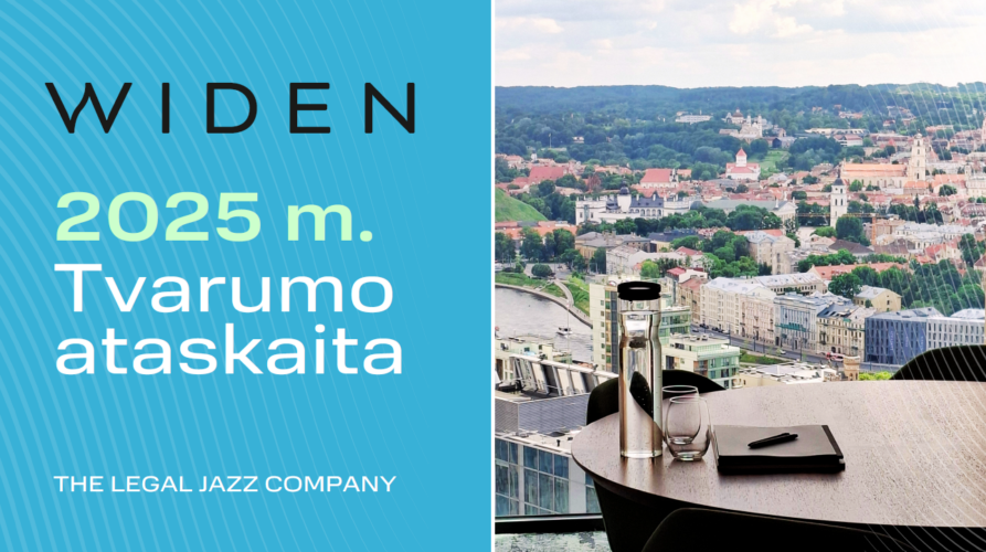 WIDEN Tvarumo ataskaita 2025